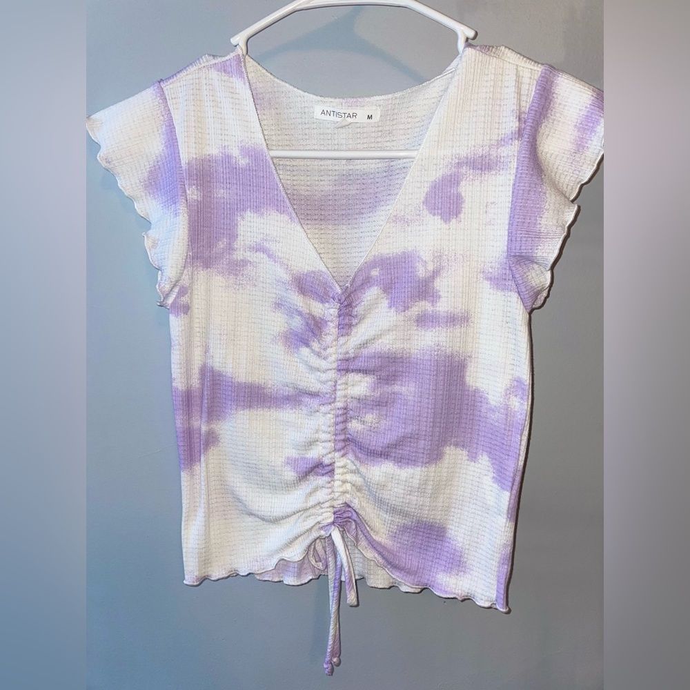Cinched Front Tie Top
